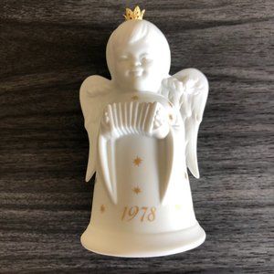 Angel Bell 1978 "Kaiser" porcelain figurine bell/Germany